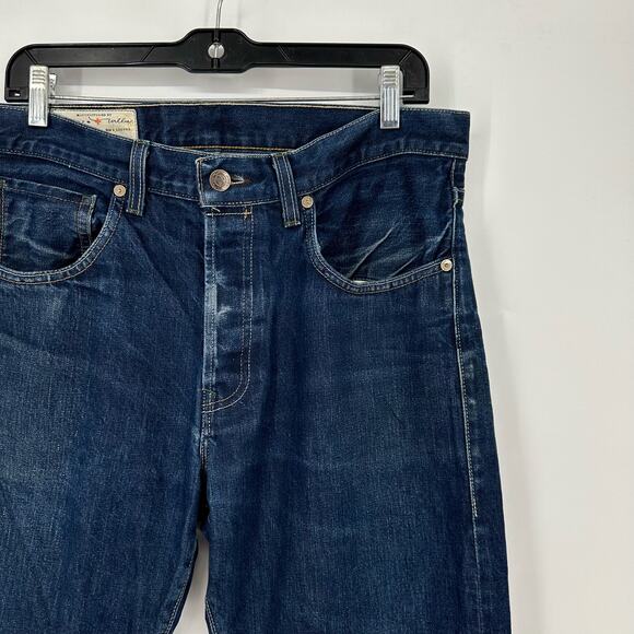 Imogene Willie Jeans Mens 33x32 Willie Straight Button Fly Selvedge Denim USA - Picture 13 of 16